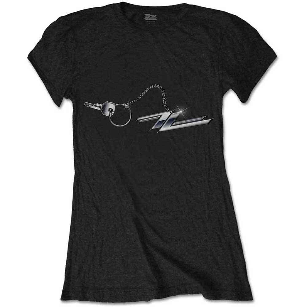ZZ Top - Hot Rod Keychain Tshirt Femme - Noir